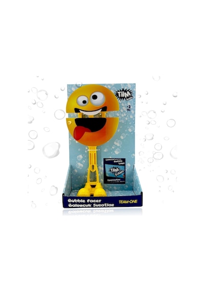 Emoji Baloncuk Suratlar Köpük Tabancası - Köpük Baloncuk Üflemeli Köpük Yapma Seti 1 Adet Bubble Gun
