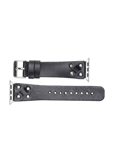 Apple Watch Uyumlu Deri Kordon Cross 42-44-45mm St Rst1 Diğer