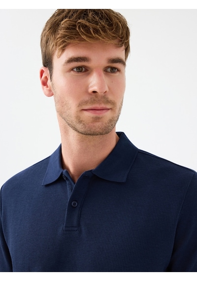 Regular Fit Erkek Polo K.kol Lacivert