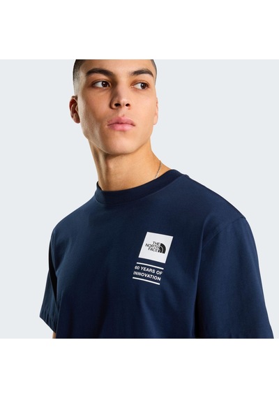 The North Face M Tnf Celebratıon Relaxed Short Sleeve T Erkek Tişört Nf0a8gar8k21 Lacivert