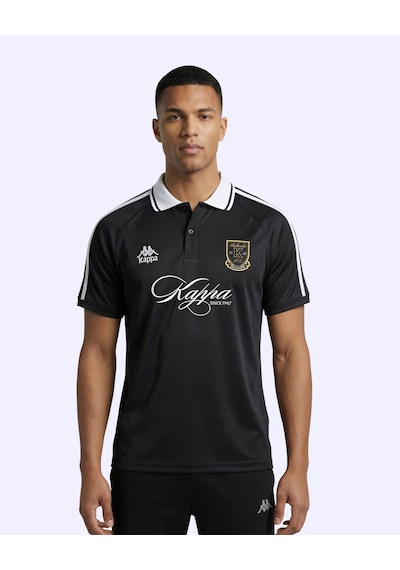 Kappa Kapio Polo Erkek Siyah Regular Forma