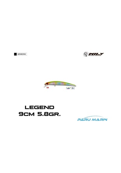 Wily Legend 9cm 5.8gr. Floating No:04