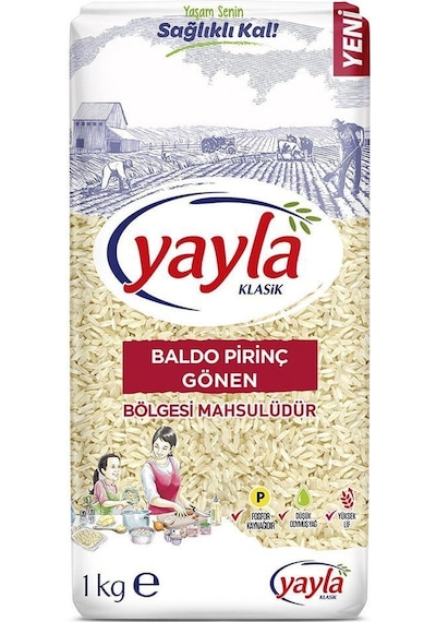 Yayla Gönen Baldo Pirinç 1 KG