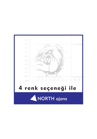 Gümüş Araç Sticker Etiketleri 10cm Model 23