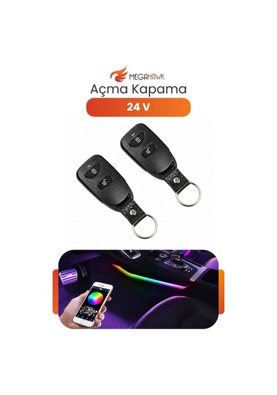 24v Uzaktan Kumandalı Açma Kapama Modülü Araç Kumanda Sistemi Universal Set T-232