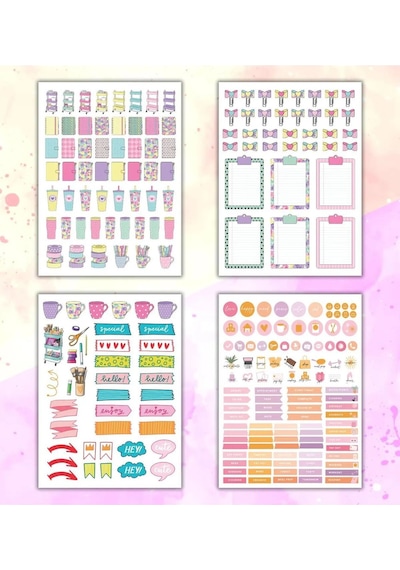Girl Power My Dıy Sticker Book 24 17 Cm 16 Sayfa Özel Tasarım Rengarenk Sticker Kitabı