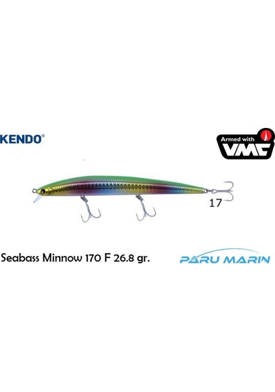 Kendo Seabass Minnow 170 26.8Gr. Floating Suni Yem No:17