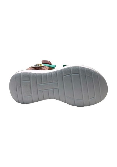 Tuğba Ortopedi 2252 Çocuk Sandalet Pudra/yeşil Pudra - Yeşil