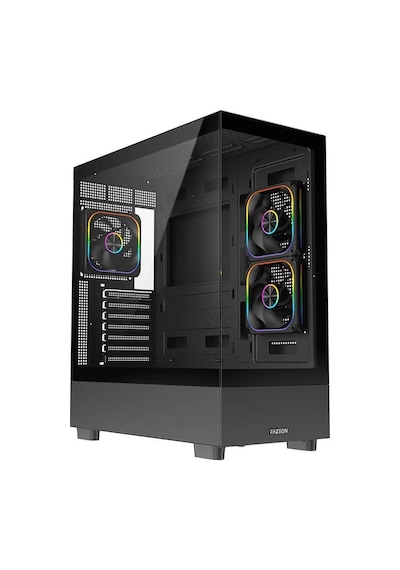 Fazeon F2 750w 80+ Bronze Argb 3x120mm Fanlı Atx Siyah Gamıng Kasa - 750 Watt