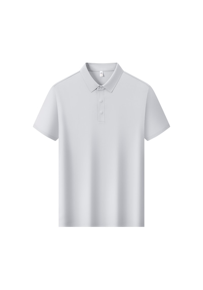 New Performance.arw86199.serintutan-antibakteriyel-yüksek Kalite.çıtçıtlı Polo T.shirt Gri