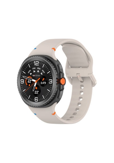 Novstrap Samsung Galaxy Watch 8 40mm 44mm Classic 46mm İle Uyumlu Kordon Lansman Silikon Kayış