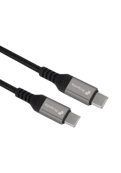 Priente Pd60cc 60w Örgülü Type-c To Type-c Hızlı Data/şarj Kablosu 1.5 Metre Priente Türkiye li