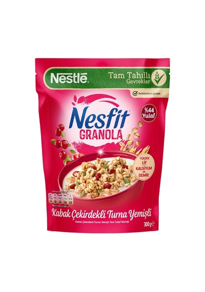 4 Adet Nesfit Kabak Çekirdekli Turna Yemişli Granola 300 G
