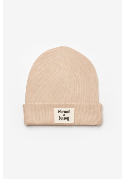 Le Mabelle Bej Normal Is Boring Mottolu Çocuk Bere Bej