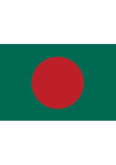 Bangladeş 15x22,5 Masa Bayrağı (Direksiz)