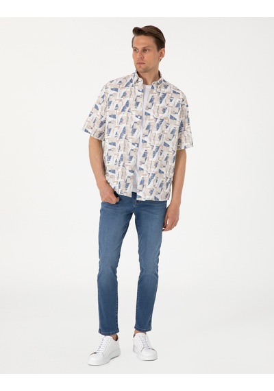 Pierre Cardin Erkek Mavi Pantolon Jean 50302743-vr036