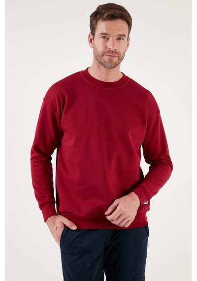 Buratti Erkek Sweat 5905255 Bordo Bordo