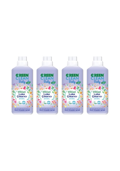 U Green Clean Baby Bitkisel Leke Çıkarıcı 4 x 1 L