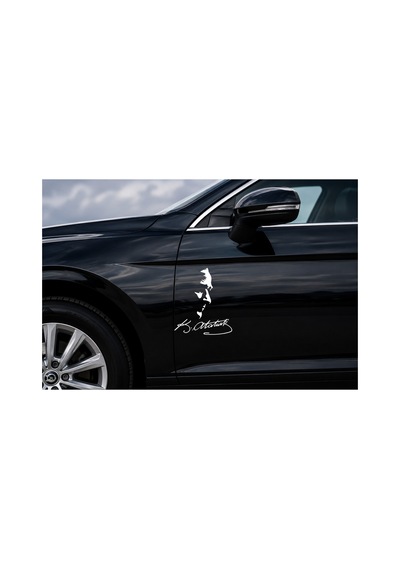 Sürpriz li Ulu Önder Mustafa Kemal Atatürk Araç Ve Motor Sticker