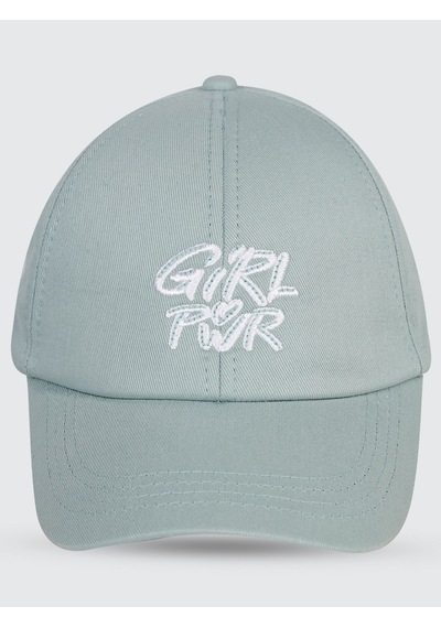 Civil Girls Power 6-9 Yaş Çocuk Kız Kep Şapka Mint Yeşili
