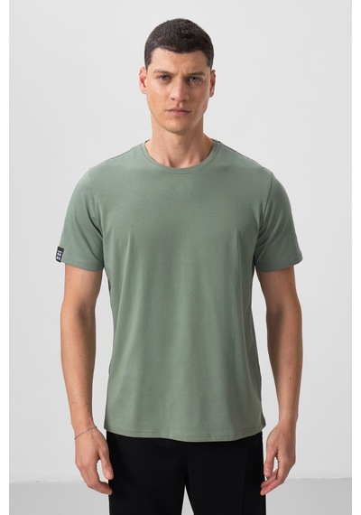 Standart Fit Basic O Yaka 5li Paket Erkek T-shirt - 87911 Siyah - Beyaz - Kırmızı