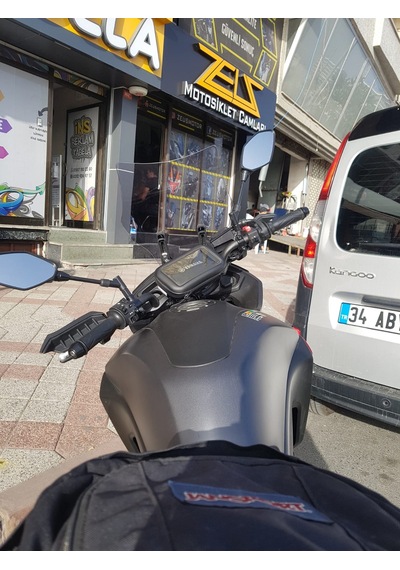 2020-24 Yamaha Mt07 Tracer Uzun Ön Cam Açık Füme Zeus 52 Mt700