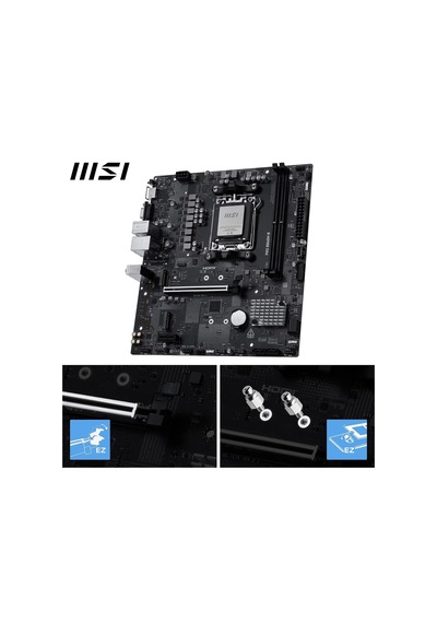 Pro B840m-b Am5 Ddr5 8000mhz Oc Hdmı,vga,2x M.2 Usb 5 Gbs 2.5g Lan Matx