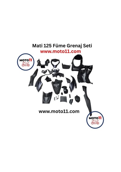 Mati 125 Füme Gri Grenaj Kaporta Seti Moto11