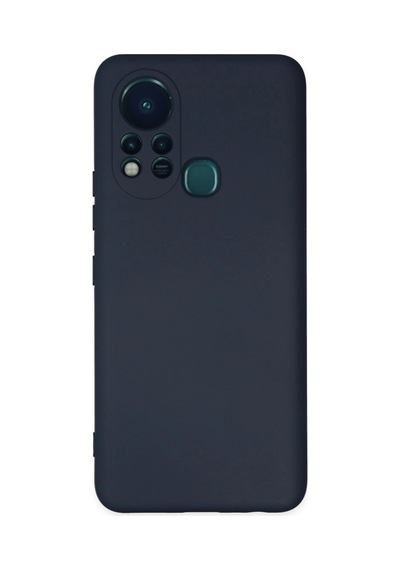 İnfinix Hot 11s Kılıf Nano İçi Kadife Silikon - Lacivert -