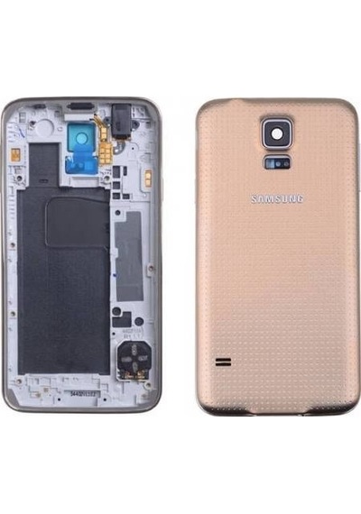 Samsung Galaxy Uyumlu S5 Kasa Kapak Gold