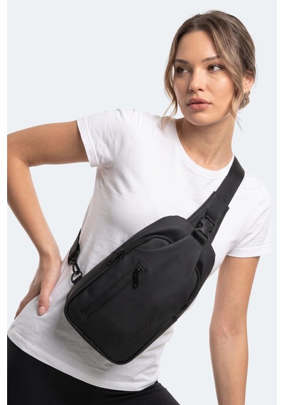 Slazenger Lorıs Unisex Siyah Çapraz Çanta