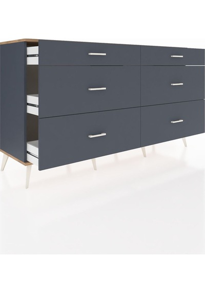 Hyperion Konsol 6 Çekmeceli 176x44x99 Antrasit-çam/antrasit Antrasit-çam/antrasit Hyperion Konsol 6 Çekmeceli 176x44x99 Antrasit-çam/antrasit Antrasit-çam/antrasit