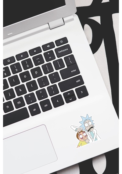 Rick And Morty Tasarımlı Laptop Notebook Tablet Telefon Sticker Set 15
