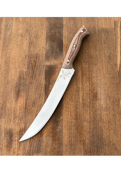 Nusret Bıçağı Kıvrık Tip Et Doğrama, Kesme, Dilimleme, Trimleme Bıçağı 21 Cm Hgns1608