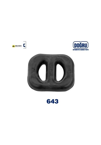 Arka Egzoz Askı Lastiği Vectra A-calıbra-kadett E 852722 Doğru Kauçuk Dk-643