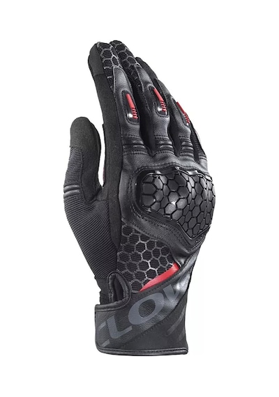 Clover Predator-2 Korumalı Motosiklet Eldiveni Siyah