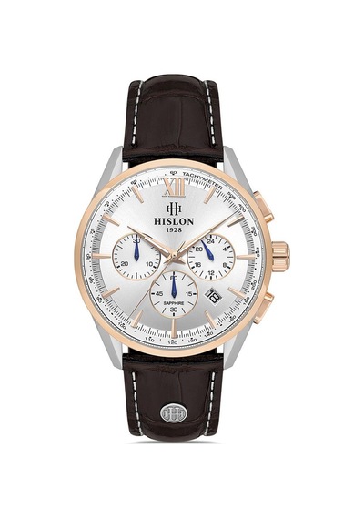 Hislon Ms206t-02kr Erkek Kol Saati Gri - Rose Gold