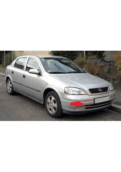 Opel Astra G 1998 2004 Ön Tampon Çeki Demiri Kapagi Siyah 1400658 455716073