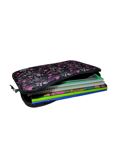 Jacbag Pembe Geometrik A4 Evrak Notebook Ve Tablet Taşıma Çantası/kılıfı Çok Renkli