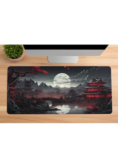 Gaming Oyuncu Xl Mouse Pad Kaydırmaz Dikişli 80 30 Cm Mousepad 36