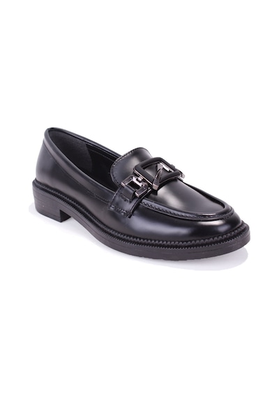 Dagoster Dza07-863701 Siyah Günlük Loafer Kadın Ayakkabı