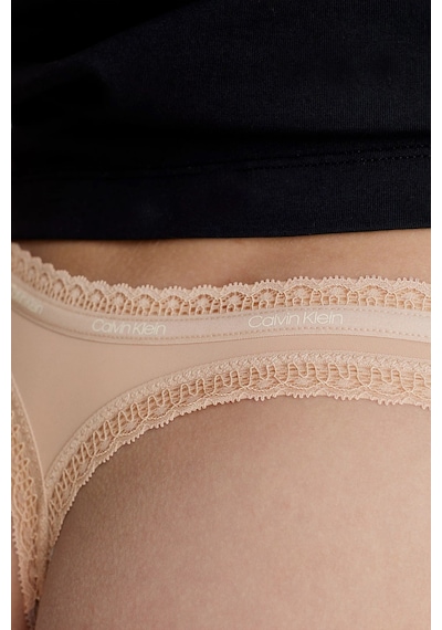 Calvin Klein Bayan Külot 000qd3802e Fıy Siyah Beyaz Krem