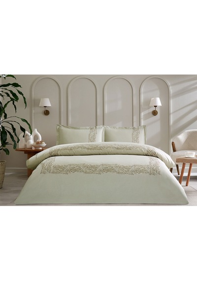 Vivaces King Size Nevresim Takımı Bej