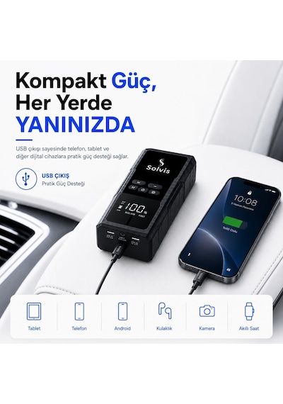 Tr Akü Takviye Cihazı Siyah