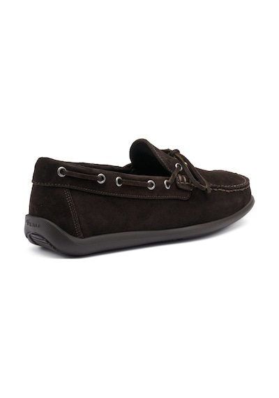 T.moro Oxford Klasik Erkek 14d9 Frau Castoro Casual Suede Boat Lofers Koyu Kahverengi