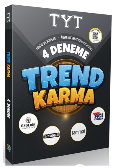 2025 Trend Karma Tyt 4 Deneme Özdebir Hız Tammat Açı Yayınları