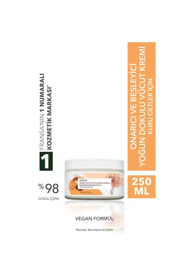 Yves Rocher Vücut Kremi - Kuru Ciltler - Onarıcı Besleyici Yoğun Dokulu / Reparation-250 Ml