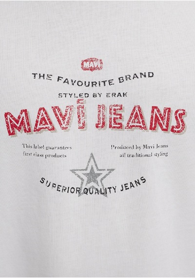 Mavi - Ekru Tişört 0613597-70057