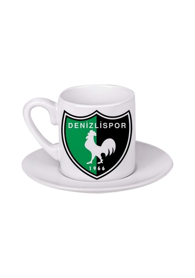 Denizlispor Türk Kahvesi Fincanı Beyaz