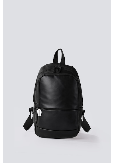 Westbag Hakiki Deri Günlük Sırt Çantası Unisex Siyah Küçük Boy